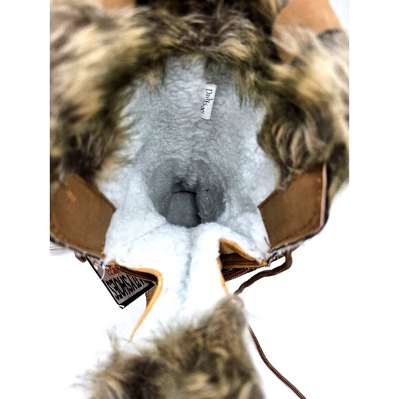 Daily Shoes Women's Waterproof Warm Faux Fur Lined Cold Weather Snow Rain Sz 7 - Picture 5 of 11